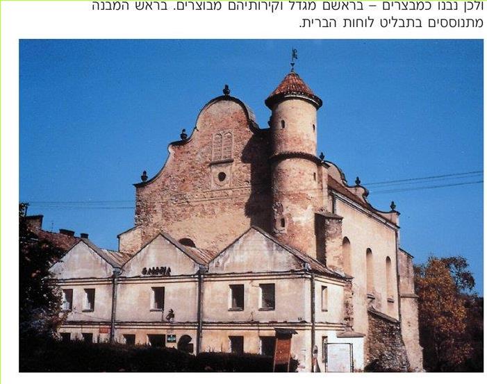(בספר תמונה) בית הכנסת בלסקו, המאה השבע עשרה, פולין